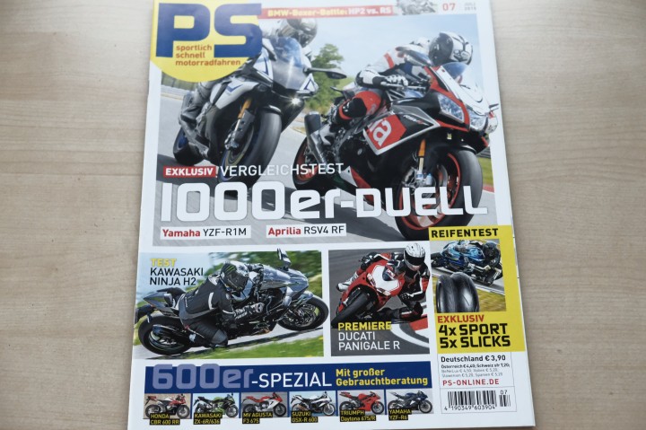 Deckblatt PS Sport Motorrad (07/2015)